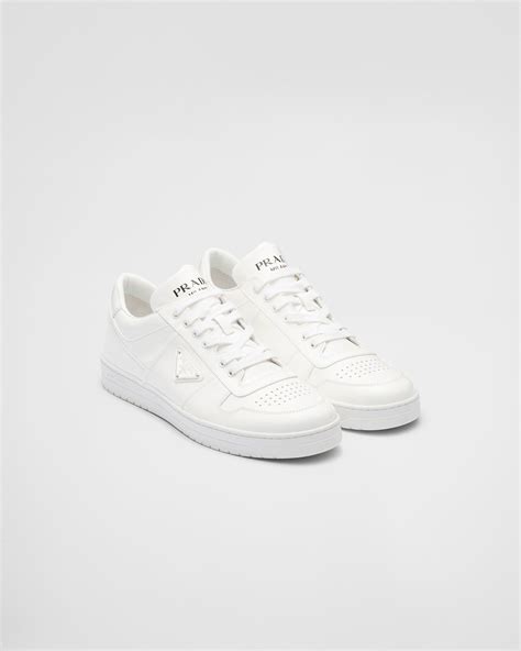 prada kp9551324|White Downtown Patent Leather Sneakers .